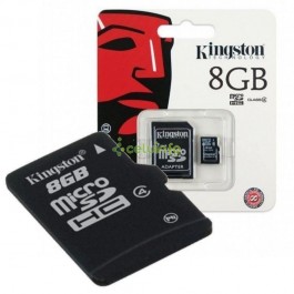 Tarjeta MicroSD 8GB Kingston