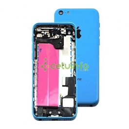 Chasis con componentes color azul iPhone 5C