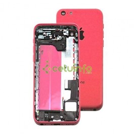 Chasis con componentes color rosa iPhone 5C