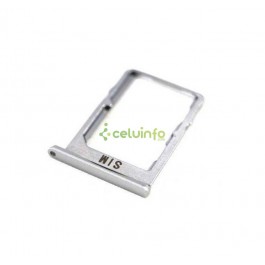 Porta Tarjeta Sim color silver para BQ Aquaris X5