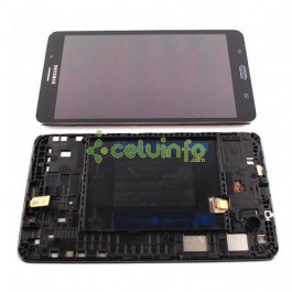 Pantalla LCD mas tactil con marco color negro para Samsung Galaxy Tab 4 T230