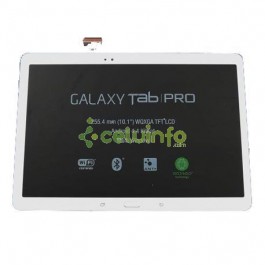 Pantalla LCD mas tactil con marco color blanco para Samsung Galaxy Tab Pro 10.1 T520 T525
