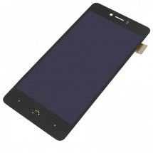 Pantalla LCD y tactil color negro para BQ Aquaris U Plus
