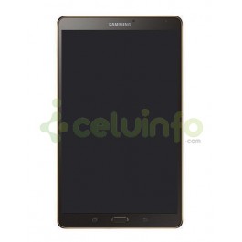 Pantalla LCD mas tactil con marco color negro para Samsung Galaxy Tab S 8.4 T700 T705