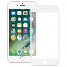 Protector Cristal Templado color blanco para iPhone 7 Plus