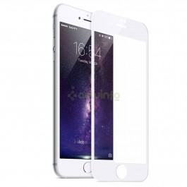 Protector Cristal Templado color blanco para iPhone 7