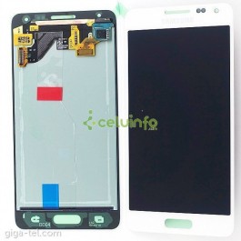 Pantalla LCD y tactil Samsung Galaxy Alpha G850F color blanco