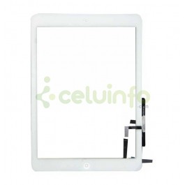 Tactil con boton color blanco iPad  Air Calidad Premium