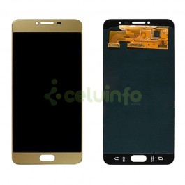 Pantalla LCD y táctil color Dorado para Samsung Galaxy C7