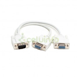 Cable  VGA 1 Pc a 2 Pc Monitor