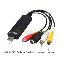 Adaptador de audio y vídeo USB 2.0 DVR