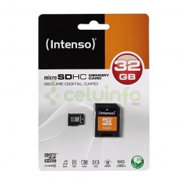 Memoria Intenso Micro SD 32GB clase 4