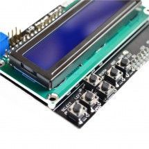 Pantalla LCD shield 1602 con teclado para Arduino Uno 2