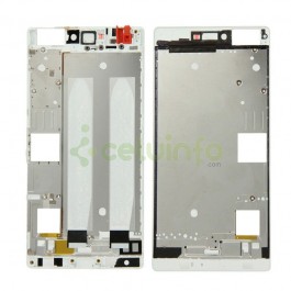 Marco frontal display color blanco para Huawei Ascend P8