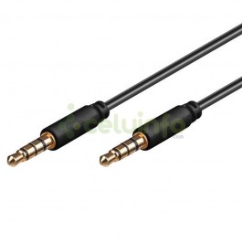 Cable Jack de audio 3.5mm a Jack de aduio 3.5mm (1.5 Metros)