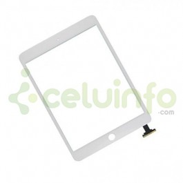 Táctil color blanco sin botón home para iPad Mini 3