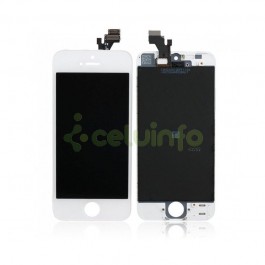 Pantalla Completa LCD y táctil color blanco para iPhone 5 (remanufacturada)