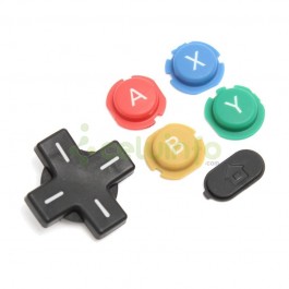 Set de botones color negro para Nintendo New 3DS