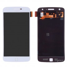 Pantalla LCD y táctil color blanco para Motorola Moto Z Play