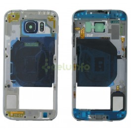 Carcasa intermedia mas buzzer y antena color dorado Samsung Galaxy S6