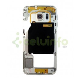 Carcasa intermedia Original color dorado para Samsung Galaxy S6 Edge (Swap)