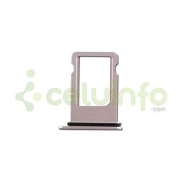 Bandeja Porta sim color silver para iPhone 8