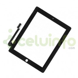 Tactil sin boton color negro para iPad 4