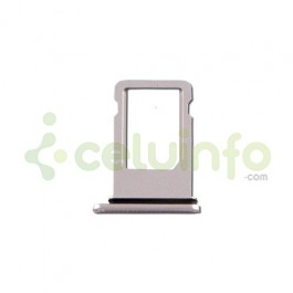 Bandeja Porta sim color silver para iPhone 8 Plus
