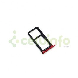 Bandeja Porta Sim y MicroSD color Rojo para Xiaomi Mi A1
