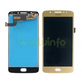 Pantalla LCD y táctil color dorado para Motorola Moto E4 XT1767 XT1768