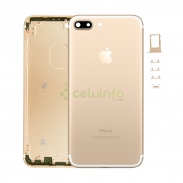 Carcasa tapa trasera color Dorado para iPhone 7 Plus
