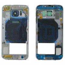 Carcasa intermedia mas buzzer y antena color dorado Samsung Galaxy S6