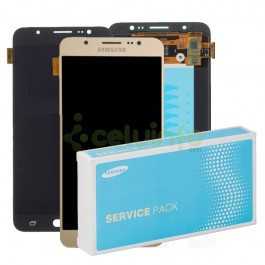 Pantalla ORIGINAL Service Pack LCD mas táctil color dorado para Samsung Galaxy J7 2016 J710