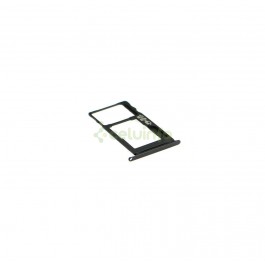 Bandeja porta tarjeta Sim y MicroSD color negro para BQ Aquaris V (swap)
