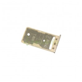 Bandeja porta tarjeta Sim y MicroSD color dorado para Xiaomi Redmi 5A Dual (swap)
