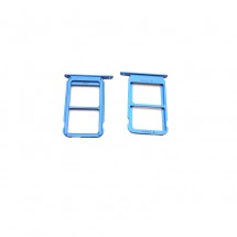 Bandeja porta tarjeta Sim y MicroSD color azul para Huawei Honor 10