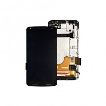 Pantalla completa LCD y Táctil color negro con Marco para Motorola Moto X Force XT1580