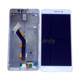Pantalla LCD más táctil con marco color blanco para Xiaomi Mi5s Plus