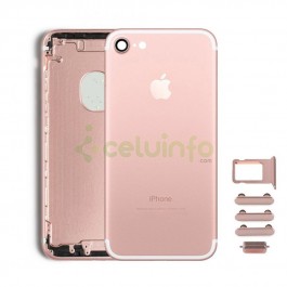 Chasis Carcasa Trasera color Rosa para iPhone 7G
