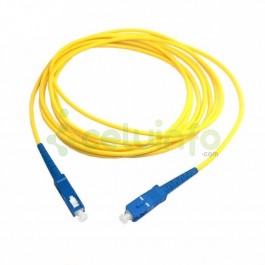 Cable Fibra Óptica RED longitud 1m color amarillo