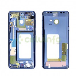 Chasis intermedio marco color Azul para Samsung Galaxy S9 Plus G965F