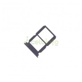 Bandeja porta tarjeta Sim y MicroSD color negro para Oneplus 5T