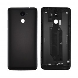 Tapa trasera color negro con cristal lente para Huawei Y7 2017 / Enjoy 7 Plus / Y7 Prime