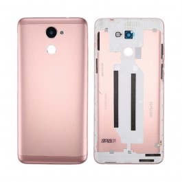 Tapa trasera color Rosa con cristal lente para Huawei Y7 2017 / Enjoy 7 Plus / Y7 Prime