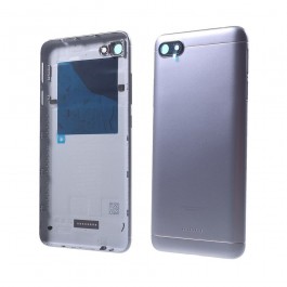 Tapa trasera color Gris con cristal lente y botones laterales para Xiaomi Redmi 6A