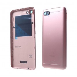 Tapa trasera color rosa con cristal lente y botones laterales para Xiaomi Redmi 6A