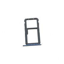 Bandeja porta tarjeta Sim y MicroSD color azul para Huawei Mate 20 Lite