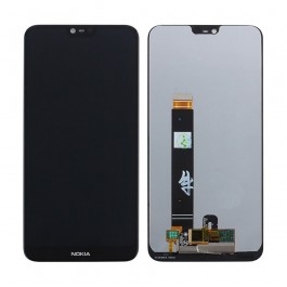 Pantalla completa LCD y táctil color negro para Nokia 7.1 2018 / N7.1