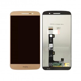 Pantalla completa LCD y táctil color dorado para Motorola Moto M XT1662