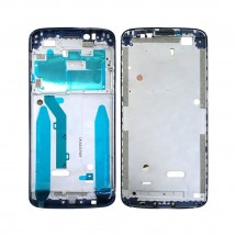 Marco frontal display color azul para Motorola Moto G6 Play